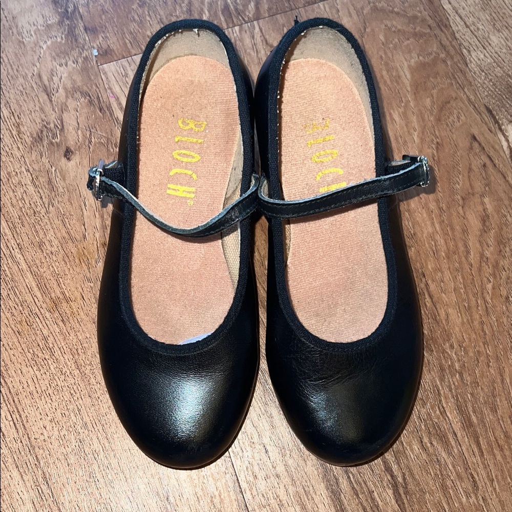 Bloch Black Kids Mary Jane TAP Shoes Size 11 girls